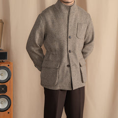 Men's Vintage Loose Lapel Coat