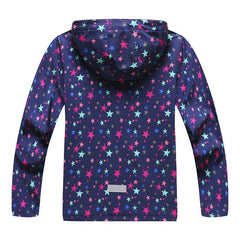 Girl  Zipper Hooded Cardigan Jacket