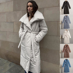 Women's Fashion Large Lapel Long Coat