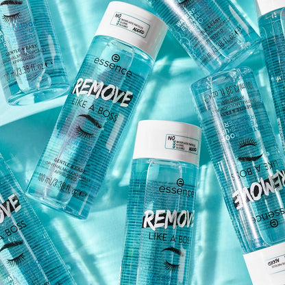 | Remove like a Boss Waterproof Eye & Face Make-Up Remover | Bi-Phase, Gentle & Caring, Easy to Remove | Vegan & Cruelty Free | Free from Parabens, & Microplastic Particles