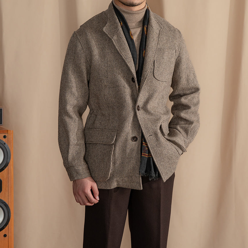 Men's Vintage Loose Lapel Coat