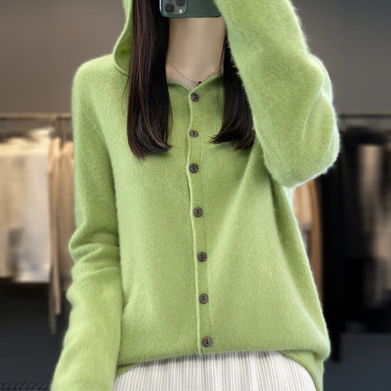 Wool Women's Cardigan Sweater