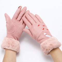 Women's Winter Suede Gloves