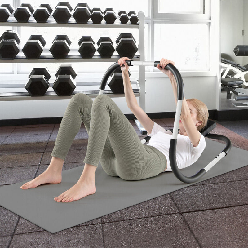 Portable AB Trainer with Headrest and Foam Handle for Office Home Gym