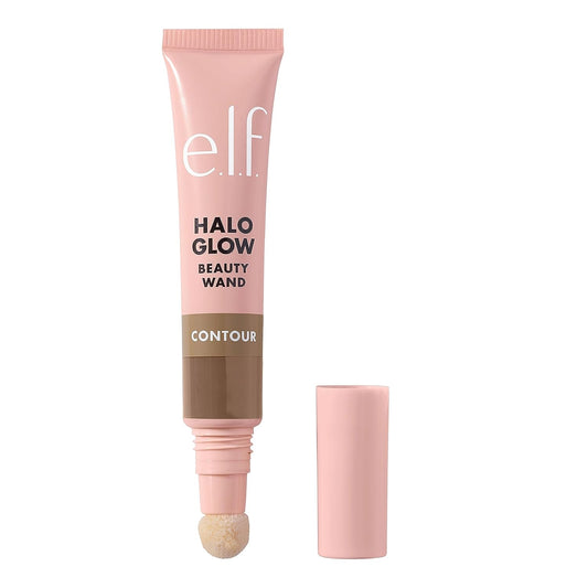 Halo Glow Contour Beauty Wand, Liquid Contour Wand for a Naturally Sculpted Look, Buildable Formula, Vegan & Cruelty-Free, Fair/Light