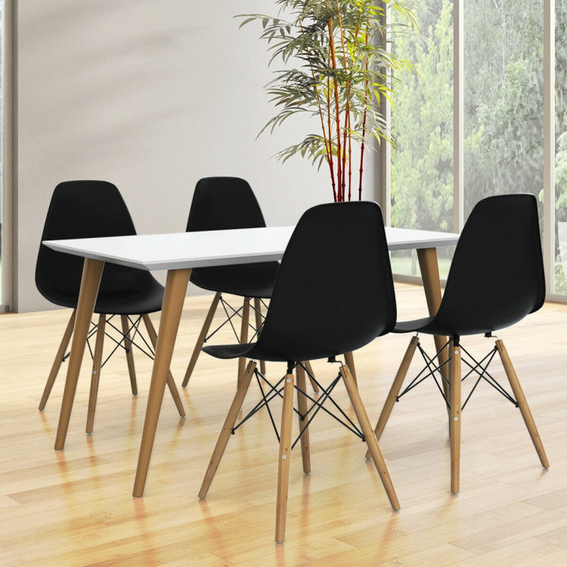 Modern Set of 2 Mid-Century DSW Dining Side Chair