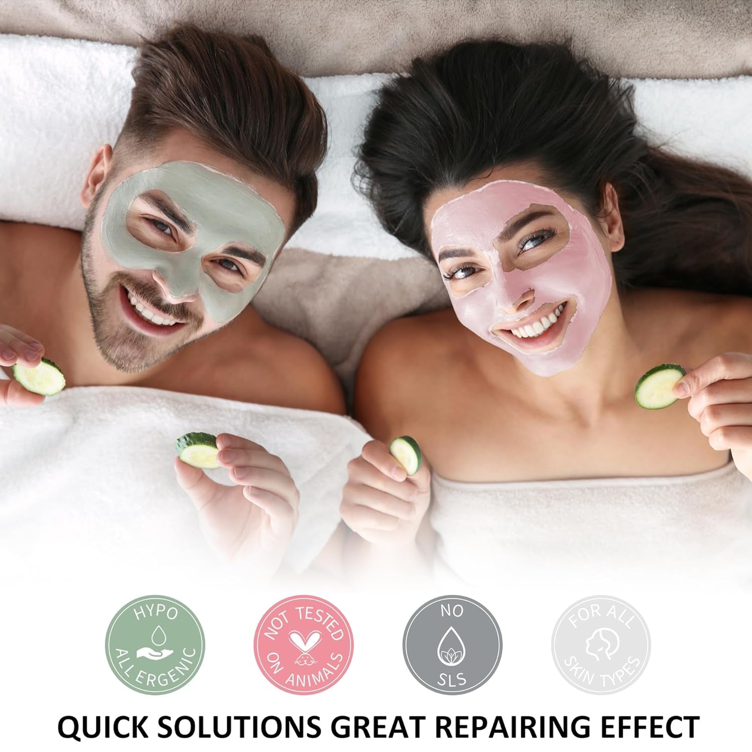 3 PCS Clay Mask Set, Green Tea Clay Facial Mask, Rose Face Masks Skincare, Dead Sea Bubble Deep Cleanse Mask, Organic Facial Masks for Women, Face Mask Skin Care Set Gifts for Girls Teens