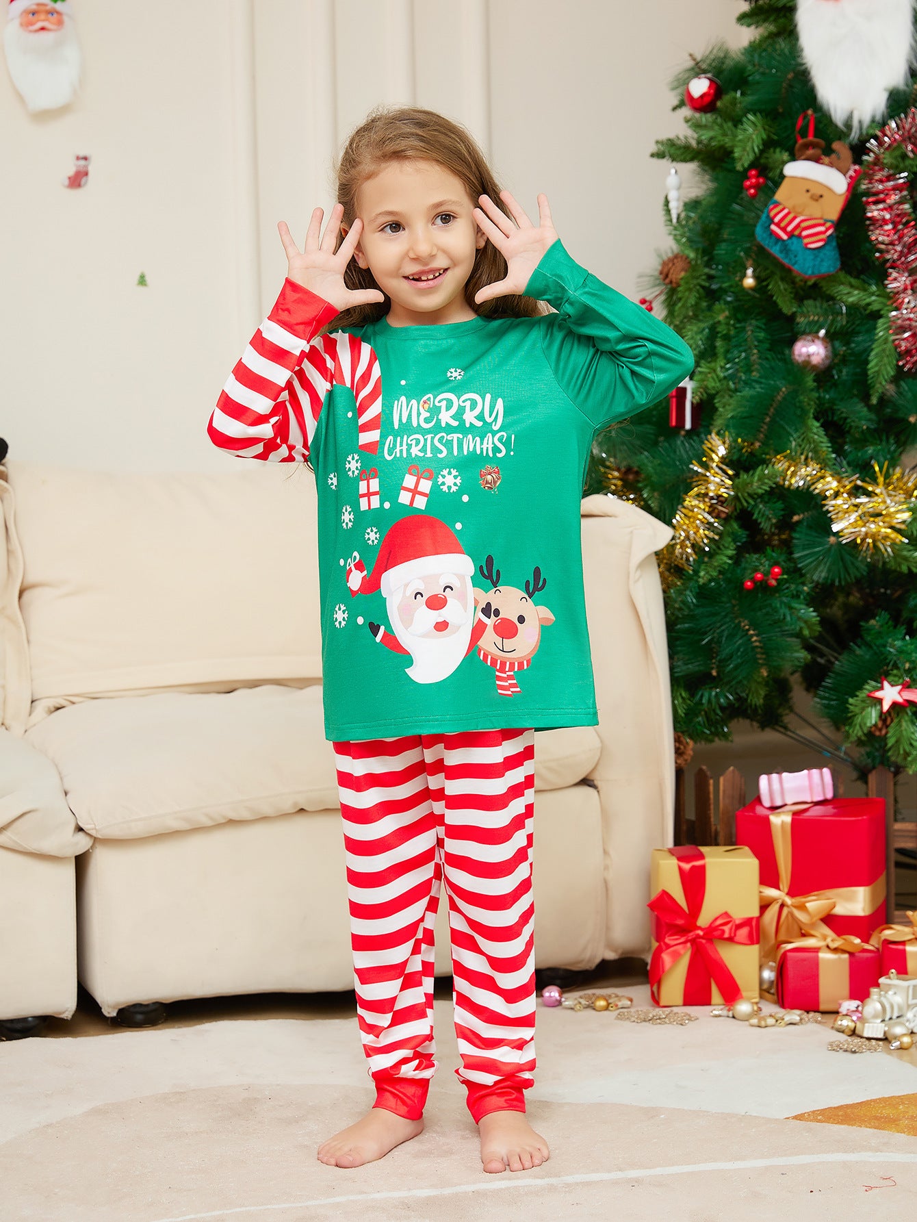 Parent-Child Christmas Pajamas