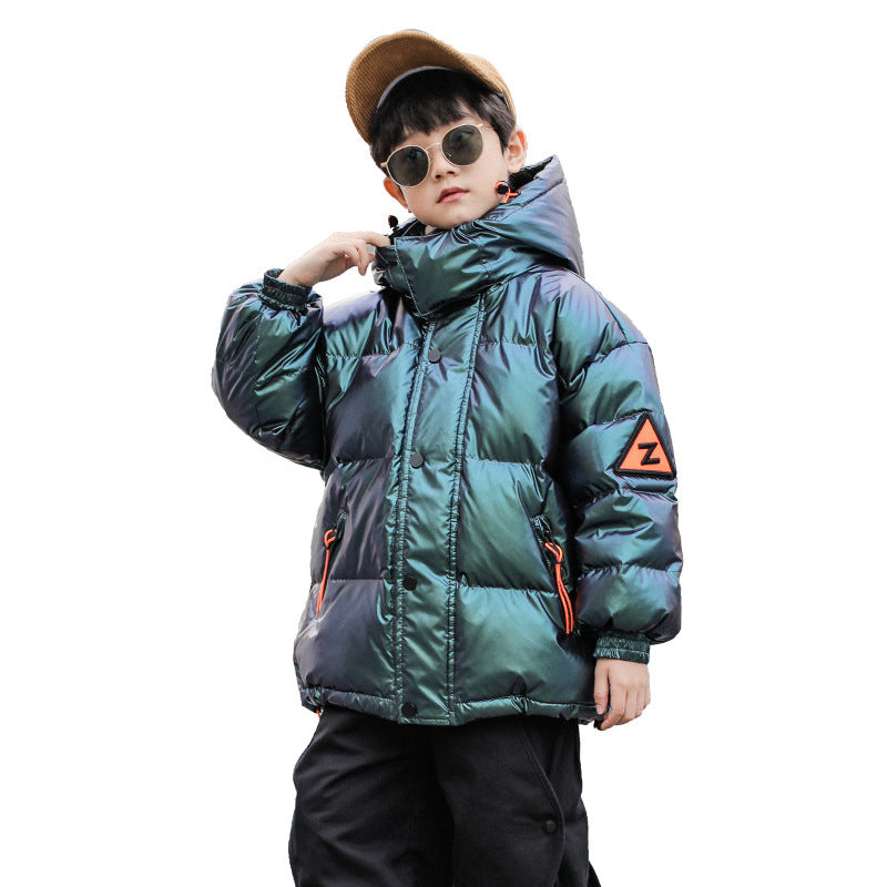 Kids Thick White Duck Down Jacket