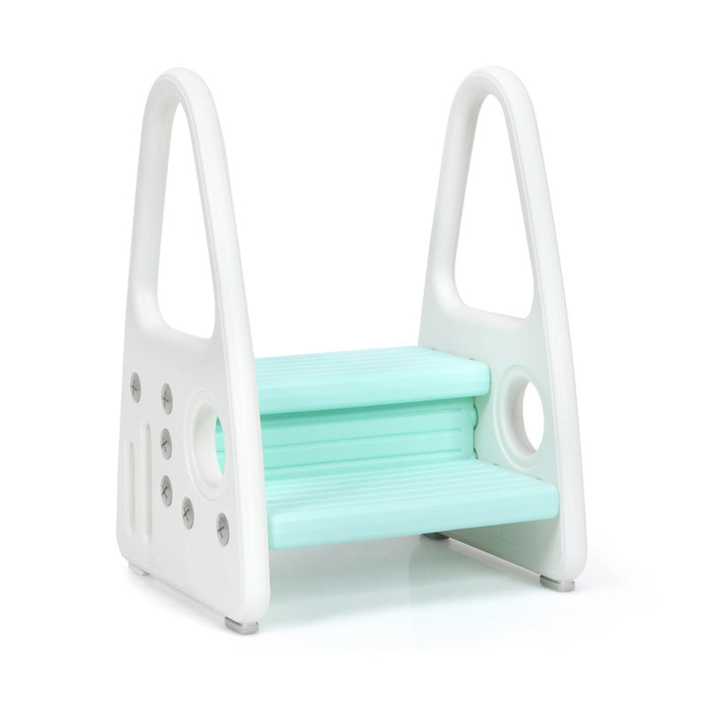 Kids Step Stool Learning Helper with Armrest for Kitchen Toilet Potty Training