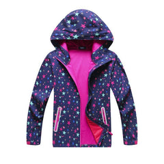 Girl  Zipper Hooded Cardigan Jacket