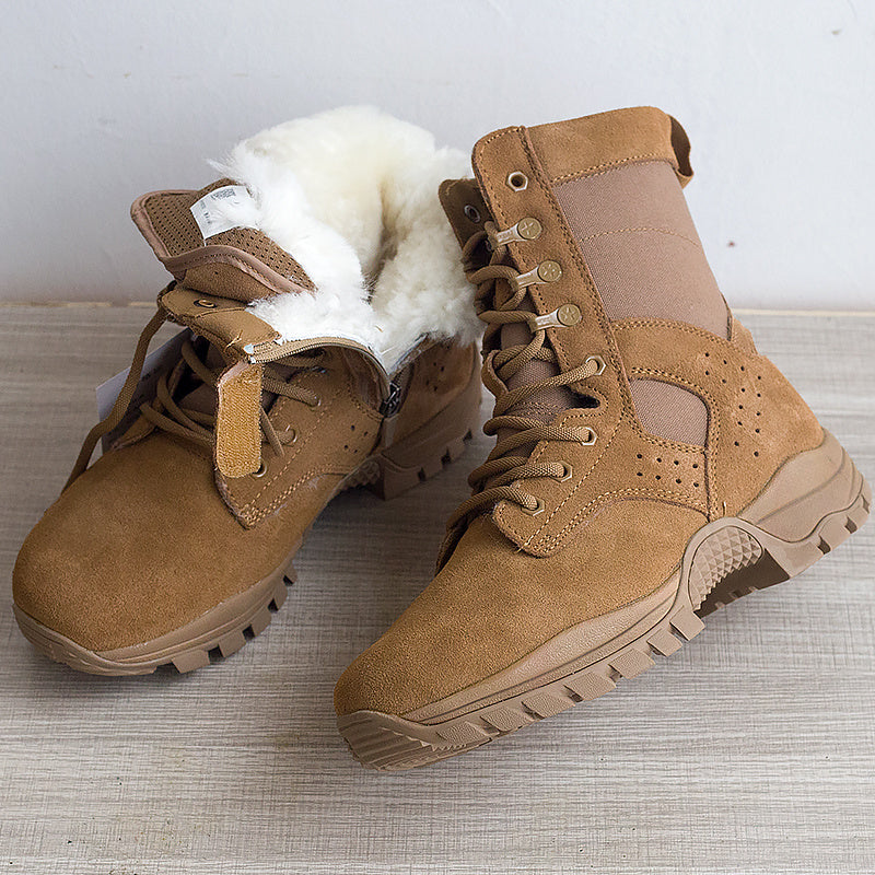 Brown Outdoor Snow Boots